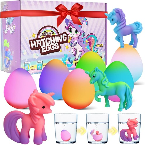 Unicorn hatching rainbow eggs - unicorn,