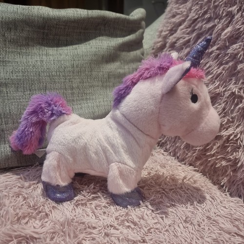 Walking pink purple unicorn - walking, pink&purple
