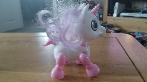 Neighing unicorn toy with - neighing,