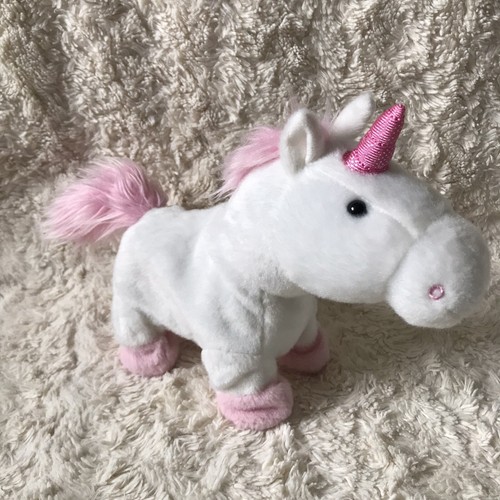 Magical walking white unicorn - magical,