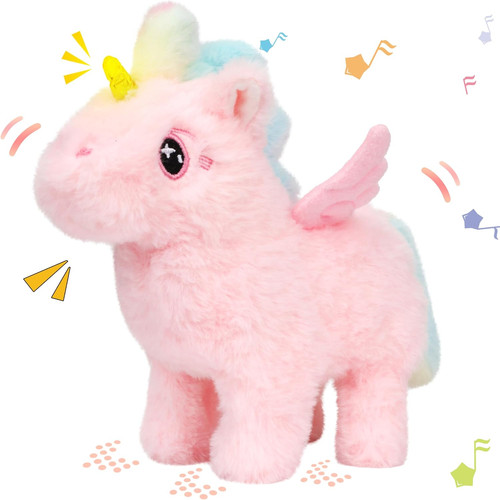 Walking unicorn with glowing - unicorn,