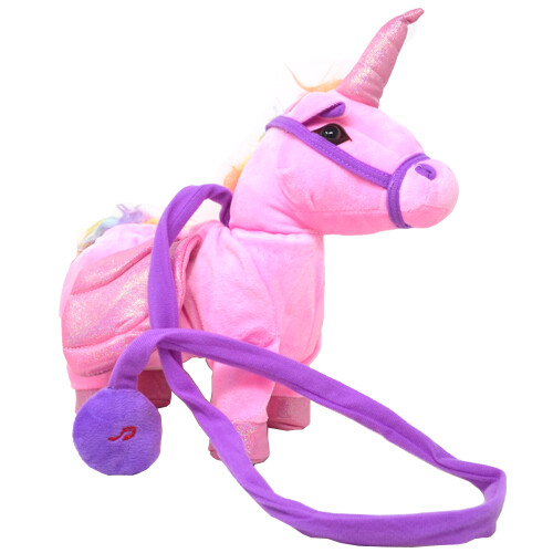 New pink walking magic unicorn - pink,