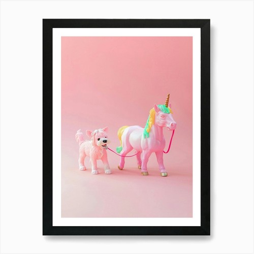 Toy pastel unicorn walking - toy,