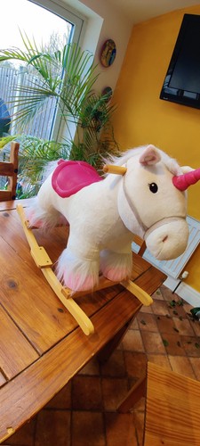 Large rocking unicorn